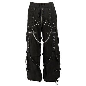 Men's Gothic Trip Pant Bondage Cyber Trip Pant Chain Techno Rock Punk Shorts/USA